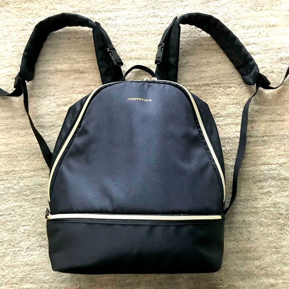 Black Baby Bag Backpack